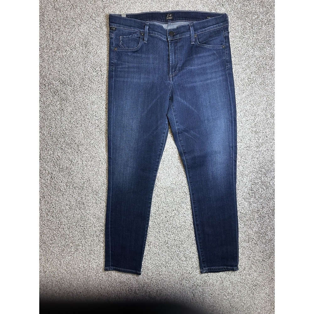 Citizens of Humanity Avedon Ankle Skinny Jeans Women's 31 Dark Wash Stretch